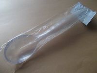 4-Piece Plastic Serving Spoons (Clear)