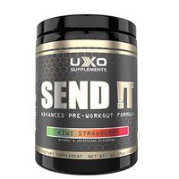 UXO Supplements Send IT Preworkout, Maximize Bloodflow, Improved Endurance, Increased Energy with no Crash (Kiwi Strawberry)
