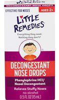 Little Remedies Nasal Decongestant Drops, 0.5 oz, Pack of 6