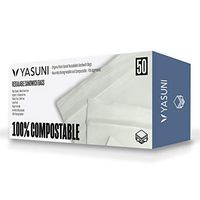 Reusable Sandwich Bag (50 Count) | BPA Free | Compostable Ziplock Bags for Lunch and Snack Food Storage