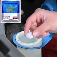 Car Windshield Glass Clean Washer Tablets Effervescent Tablets Detergent Car Window Cleaner Cleaning Tool (1Bag Including 1Pcs) (2Pcs)