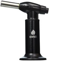 10" Newport Zero Large Torch Lighter -Metallic Finish-Powerful Torch (black)