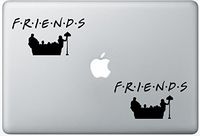 Friends Logo FlashDecals3455 Set Of Two (2x) , Decal , Sticker , Laptop , Ipad , Car , Truck