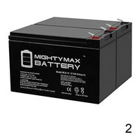 Mighty Max Battery 12V 8Ah UPS Battery Replaces 7Ah 28W BB Battery SH1228W - 2 Pack Brand Product
