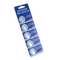 CR1025 Lithium Button Cell Batteries, 5-Pcs Card