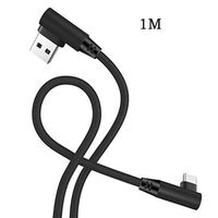 Xinnio Double Elbow Durable USB Fabric Data Woven Line for Android Carrier Cell Phones