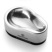 CIGARLOONG Tobacco Pipe Stand Metal Soup Spoon Style for Single Holder(Color:Silver)