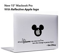 Walt Disney Quote All our Dreams Can Come True Apple Macbook Decal Vinyl Sticker Apple Mac Air Pro Retina Laptop sticker