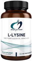 Designs for Health L-Lysine HCL Capsules 1500mg - Amino Acid for Muscle Support (120 Capsules)