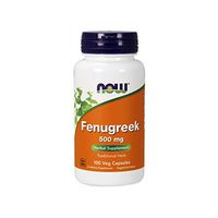 NOW Supplements, Fenugreek (Trigonella foenum-graecum) 500 mg, Herbal Supplement, 100 Veg Capsules
