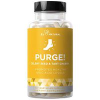 Purge! Uric Acid Cleanse & Joint Support – Ready to Eat & Drink What You Want? – Active Mobility, Strong Flexibility, Healthy Inflammation – Tart Cherry & Celery Seed – 60 Vegetarian Soft Capsules