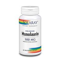 Solaray Monolaurin Supplement,500 mg, 60 Count