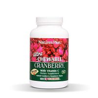 NaturesPlus Ultra Chewable Cranberry Love Berries - 400 mg, 180 Vegetarian Tablets - Natural Cranberry Supplement, Promotes Urinary Tract Health - Non-GMO, Gluten-Free - 90 Servings