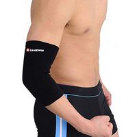 Senston 1 Piece Arm Elbow Support Sleeve - Compression, Breathable, Sweat Absorbent, Provide Best Elbow Protection - All Sports and Medical Use - for Men/Women/Youth M