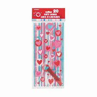 Simply Hearts Valentine's Day Cellophane Bags, 20ct