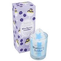 Christmas 2018 by Bomb Cosmetics Blueberry Sundae Piped Glass Candle