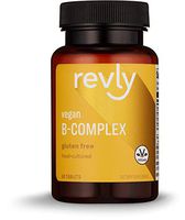 Amazon Brand - Revly Vegan B-Complex, Supports Immune and Normal Energy Metabolism, 60 Tablets, 1 Month Supply, Food-Cultured, Gluten Free