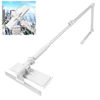 KJRJC All Purpose Window Glass Cleaner - Telescopic Foldable Handle, Extendable, Sponge Mop Brush Cleaning Tool, for High-Rise Window