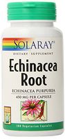 Solaray Echinacea Purpurea Root Capsules, 450 mg, 100 Count