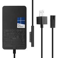 Surface Pro Charger 44W 15V 2.58A Power Supply Compatible Microsoft Surface Pro 6 Pro 5 Fits Model 1796 1800 Power Cord with 5V 1A USB Charging Port