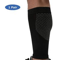Kinship Comfort Brands® Compression Calf Sleeve Support for Calf Muscle, Shin-Splits and Achilles Pain. Running Accessories for Women Men Compression Calf Sleeves for | 1 PR (Available in: S,M,L,XL)