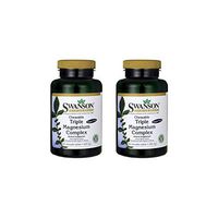 Swanson Triple Magnesium Complex 400 mg 60 Chwbls 2 Pack