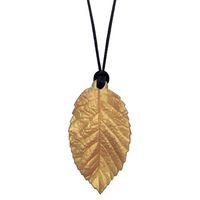 Munchables Chewable Leaf Necklace - Sensory Chew Necklace for Girls (Gold)