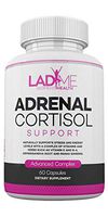 Adrenal Support Cortisol Manager Stress & Anxiety Relief Mood Support Boost Vitamin C, B6 Ashwagandha Root & L-TYROSINE Fatigue Supplement Specially Designed for Women by Ladyme 60 Capsules
