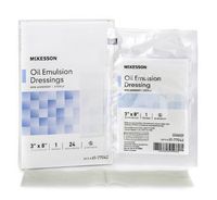 McKesson Performance Oil Emulsion Impregnated Gauze 3"X8" Sterile - Box of 24 - Model 61-77042