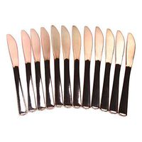 Homeford Plated Disposable Knives, Rose Gold, 7-3/4-Inch, 12-Count