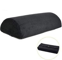 Memory Foam Bolster Pillow, Knee Support Pillow, Under Desk Foot Rest Cushion, Cervical Pillow, Leg Elevator - Ergonomic Design, Removable Cover, Adjustable Strap for Pregnancy, Yoga, Outdoor, Surgery