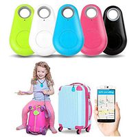 Yirind Smart Mini Bluetooth GPS Locator Tag Alarm Finder Tracker for Key Wallet Car Pet Dog Child Anti-Lost Anti-Theft Tracking Device,Pink