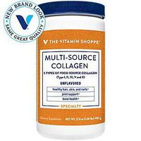 MultiSource Collagen Powder 5 Types of Collagen to Support Hair, Skin Nails Unflavored (45 Servings)
