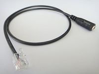 ienza Replacement RJ Plug to 3.5mm Headset Adapter for Cisco IP Phone (Works with Cisco IP Phone 7931 7940 7960 7970 7962 7975 7961 7971 7960 M12 M22)