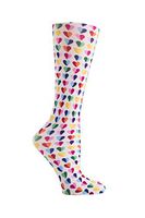 Cutieful Therapeutic Graduated 8-15 mmHg Compression Socks - Sweethearts