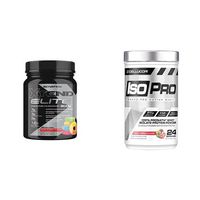 Scivation Xtend Elite BCAA Powder, Sour Gummy, 30 Serving + IsoPro 100% Grass Fed Native Whey Protein Isolate Powder, Fruity Cereal Flavor, 24 Servings