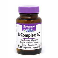 BlueBonnet B-Complex 50 Vegetable Capsules, 50 Count