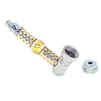 Personalized Portable Gold Mini Personal Tool with 5 Stainless Steel mesh Filters