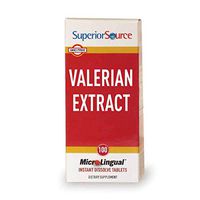 Superior Source Valerian Extract Nutritional Supplements, 100 Count