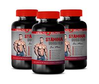 Stamina Vitamins for Men - Stamina Booster for Men - Premium Herbal Supplement - Horny Goat Weed with maca - 3 Bottle 180 Capsules