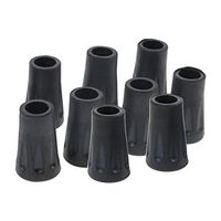 LoveinDIY 10x Anti Slip Rubber Tip for Hiking Trekking Pole Cane Crutch