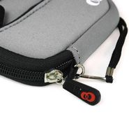 - Gray / Grey Color JJAK1 High Quality Soft Mini Neoprene Sleeve with Front Pocket for NIKON COOLPIX AW100 DIGITAL CAMERA(16.0 MEGAPIXELS 5X OPTICAL ZOOM 3"SCREEN SIZE LOW LIGHT) (+ 1pc Name TAG) -- Best Seller on Amazon!
