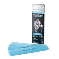 SpiderTech i-Strips 9pc Tin [Blue] - Hockey. Preferred by Athletes. Reduce Pain and Inflammation, high-Grade Cotton Material, Help re-Train Muscles. Kinesiology Tape for Shoulder, Back, Legs, etc