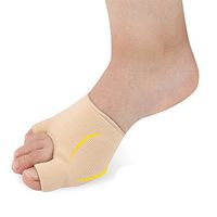 COJOY Bunion Relief Bootie Pads Sleeve Toe Straightener Corrector Regulator 2 Booties for Hallux Valgus, Pain Relief, Treatment (S)