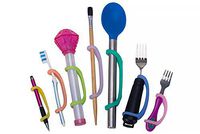 EazyHold Silicone Adaptive Aid (Infant to Adult) for Individuals with Limited Hand Mobility, Cerebral Palsy, Stroke. EazyHold Silicone Adaptive Aid (Therapist -Teacher - 7 Pack)