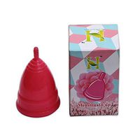 HealthGoodsIn - Menstrual Cup Made of 100% BPA Free Silicone | Best Alternative to Pad and Tampon | Economic and Eco-Friendly Feminine Hygiene Protection (Small)