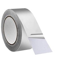 JUSTDOLIFE Aluminum Foil Tape Heat Resistant Foil Tape Refrigerator Foil Tape