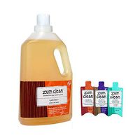 Zum Clean Laundry Soap - Patchouli, 64 Fl Oz + Trial Size Sampler Pack