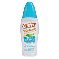 Cutter Skinsations Insect Repellent 6oz Pump Aloe & Vitamin- E (6 Pack)