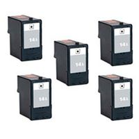 Amsahr 18C2080 Lexmark X2600 Remanufactured Replacement Ink Cartridges - Includes Five Black Cartridges Ink